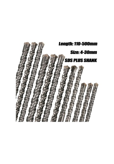 Trendooze Genişletilmiş Çapraz Darbeli Matkap 110-500mm Sds+ 10-260mm Duvardan Uygun
