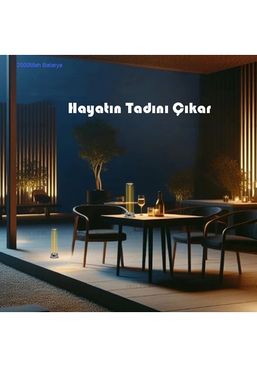 Techtic Manyetik Masa Lambası Abajur Şarjlı Modern Okuma Işığı