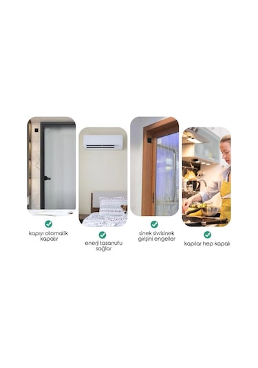 Otomatik Kapı Kapatıcı İp Tel Kapı Yayı Kapı İtme Yayı Halat