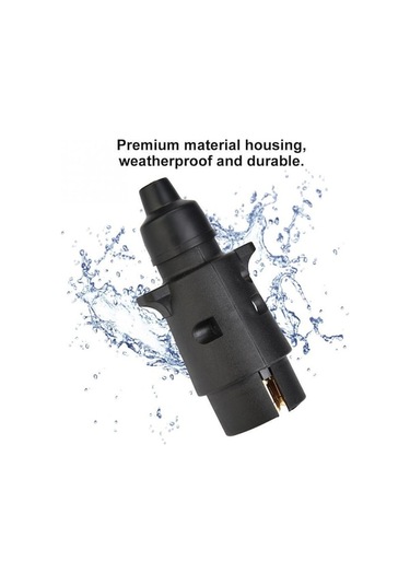 Trendooze V Standardı Soket Römorku Pin Konnektörü Karavan Fiş Çubuğu Çekme Çekme Avrupa Araç 7 12 Nt