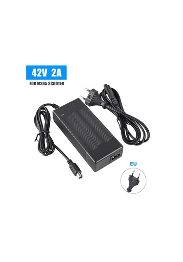 Konesam Elektrikli Kaykay Şarj Cihazı 42v 2a, 100-240v Giriş, Avrupa Standartı, Plastik Malzeme, M365 Uyumlu