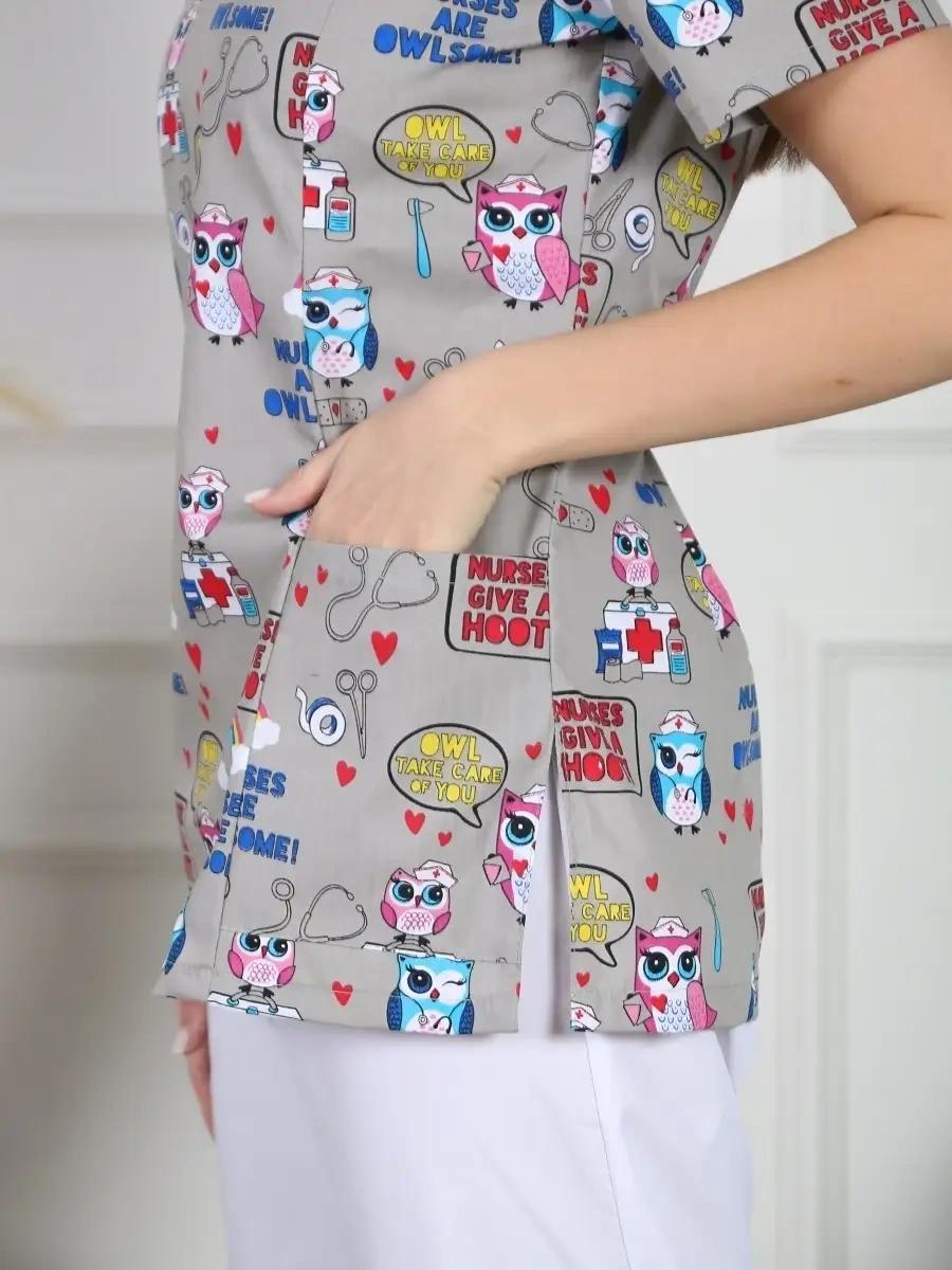 Medicina Plus Kadın Cerrahi Tıp Gömleği 48313361 Gri