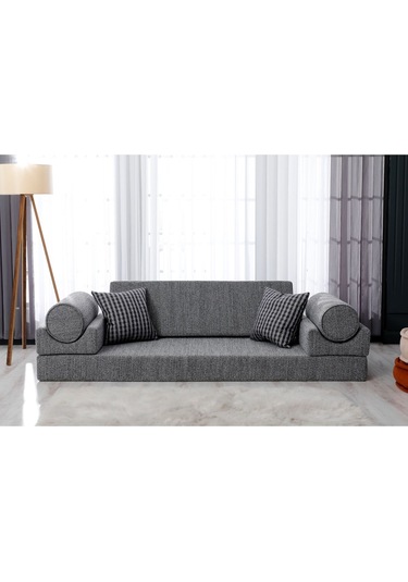 Prestigegolf Yer Kanepesi,yer Oturma Minderi Şark Köşesi Gri