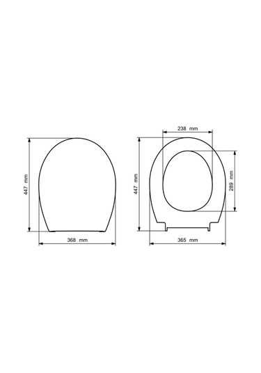 Pls Leylak Yavaş Kapanan Klozet Kapağı Üstten Sıkma Altın - Beyaz