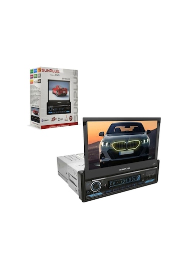 Sunplus Hıtech Sp-9022 Indash Teyp 7 Inç 4x55 Watt Bluetooth Mirrorlink Kumanda
