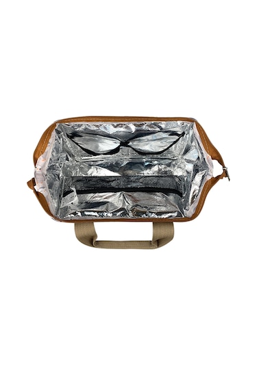 Stylo Thermo Beach Bag Baykuş Bej