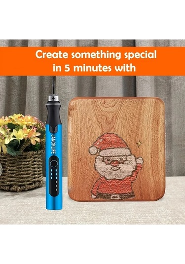 Xuweiwei Mavi 54 Parca Usb Sarj Edilebilir Tasinabilir Elektrikli Mikro Zımpara Kalemi 3 Hiz Ayari Taslama Parlatma Oyma Dıy El Sanatlari