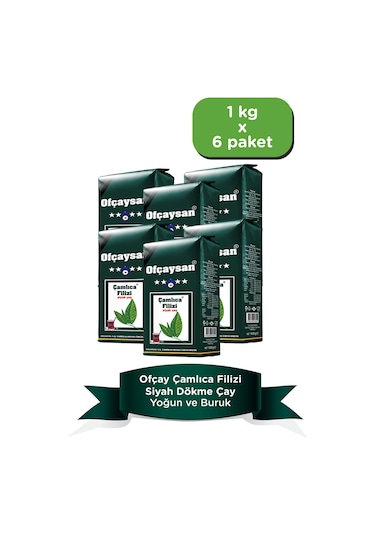 Ofçay Çamlıca Filizi Siyah Çay 6 x 1 KG