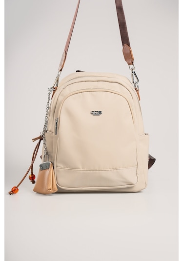 Ççs Kadın Sırt Çantası Ccs18023 Bej Bej