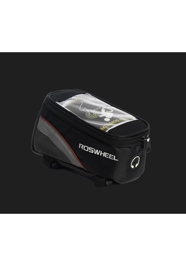 Xbyc 896 Bisiklet Kadro Üstü Çanta Siyah Kırmızı Çok Renkli