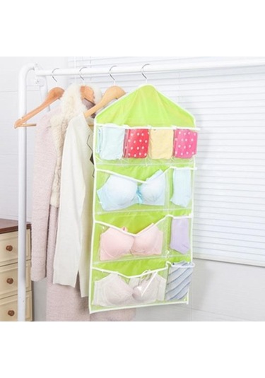 Mavi Dolap Çok Amaçlı Asılı Çanta Çorap Sütyen İç Giyim Raf Askı Depolama Organizatör Mavi Mavi Dolap Çok Amaçlı Asılı Çanta Çorap Sütyen İç Giyim Raf Askı Depolama Organizatör Mavi