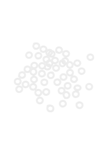 Homyl 100 Parça Beyaz Kauçuk Dart Kök Mil O-yüzükler