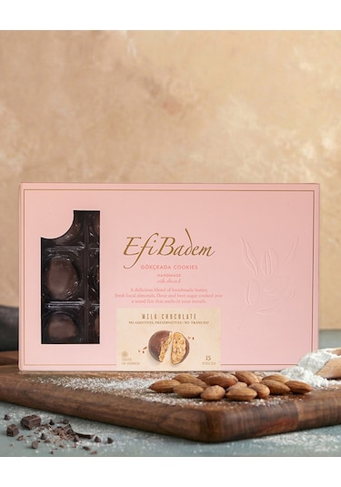 Efibadem 15'li Sütlü Çikolatalı Pencereli 210 Gr