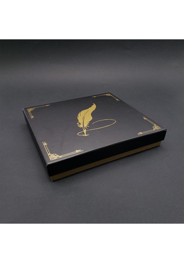 Tüylü Kalem Tasarımlı Hediye Kutusu - 9014211917102drvs