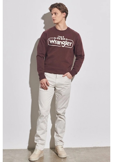 Wrangler Erkek Pantolon W12SEAB26 KREM Krem