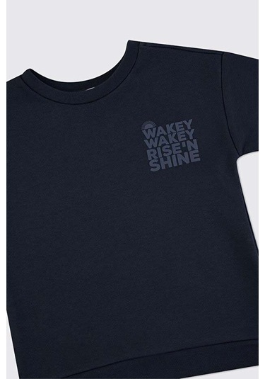 Panço Lacivert Erkek Çocuk Sweatshirt 2521bb08009 Lacivert