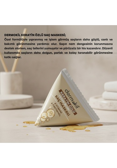 Dermokil Keratin Özlü Saç Maskesi Seti 25 Ml X 5 Adet