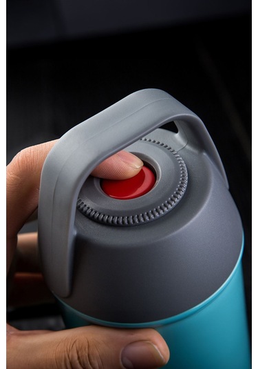 Mavi 304 Çelik 450 Ml Vakumlu Bebek Mama Saklama Termosu Mug Cin297mv Mavi