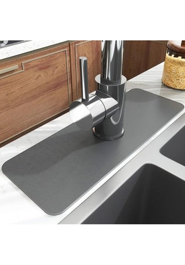 Su Emici Sihirli Lavabo Kenar Matı 38x13cm Mc-605 Ev Gereçi