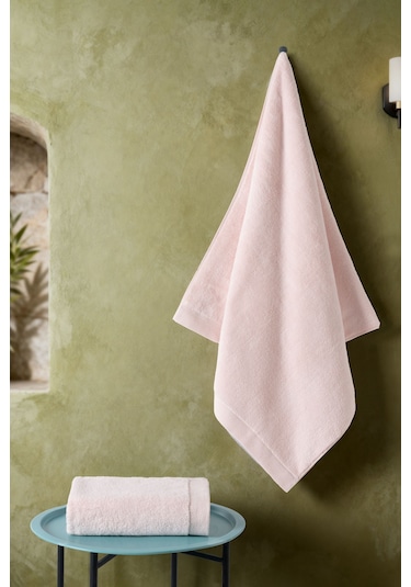 Varol Lord Serisi 2 Li Microcotton Havlu Seti 50x90 & 80x150 Cm, 500 Gsm Pembe