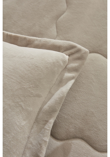 Karaca Home Flufy Çift Kişilik Soft Dream Comfort Set Bej Bej