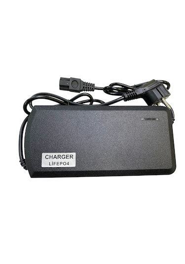 İpa Power 15s 54.75 Volt 5 A. Lifepo4 Batarya Şarj Cihazı Siyah