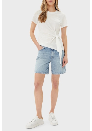 Tommy Hilfiger Bayan Short Ww0ww45505 1ac Açık Mavi Açık Mavi
