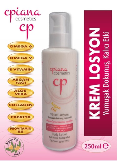 Cpiana Vücut Losyonu Argan Yağlı 250ml