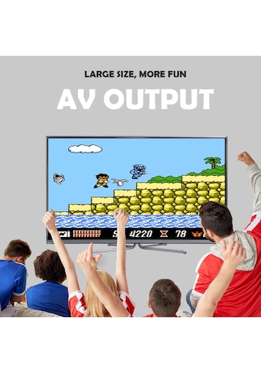 Classic Retro Mini Tv Game Super Mini 620 Oyunlu TV Oyun Konsolu (İthalatçı Garantili)