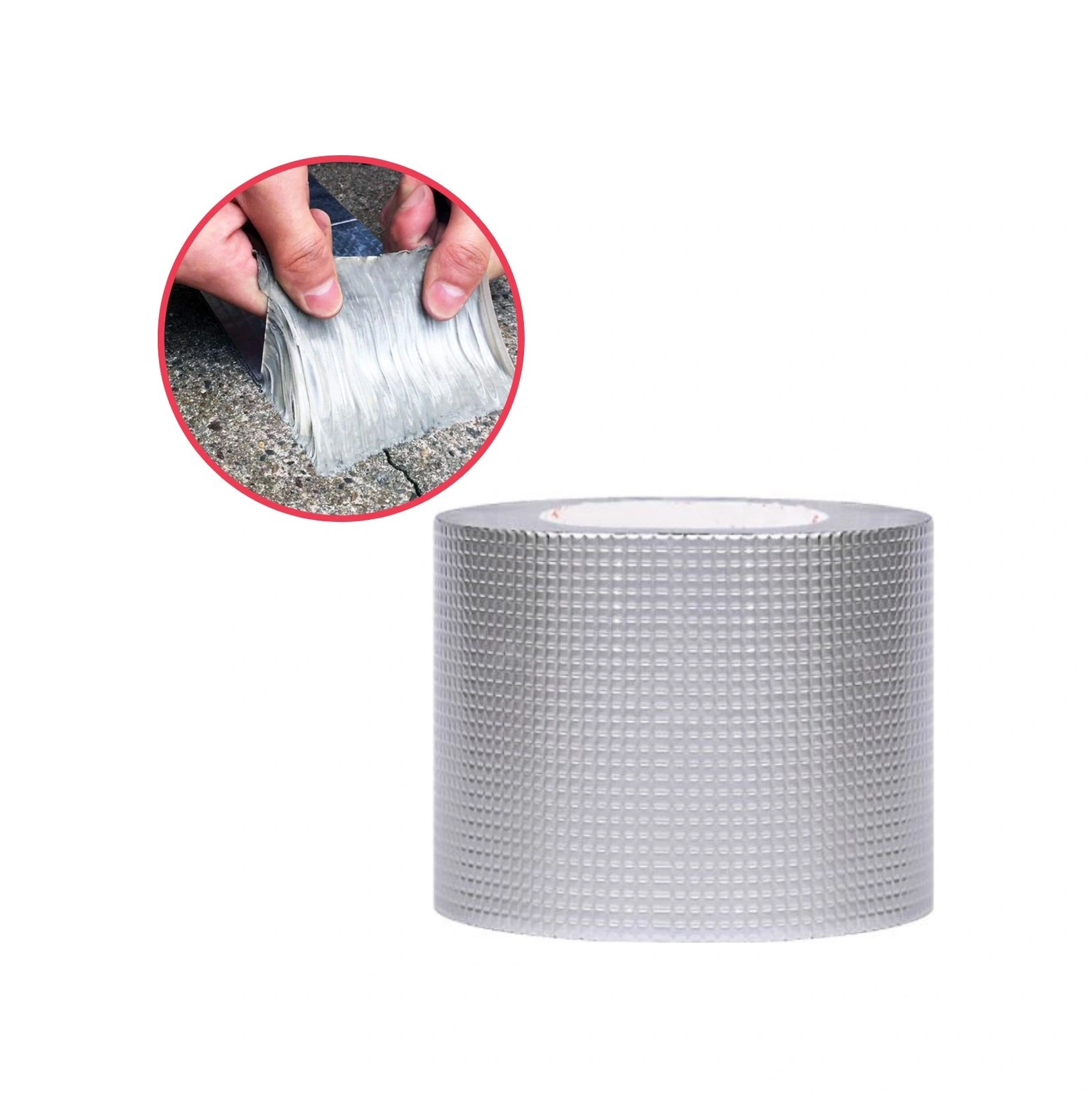 2 Mt Yüksek Sıcaklık Dayanan Su Geçirmez Çatı Duvar Çatlak Onarıcı Yapışkan Bant Folyo 5 Cm 4741