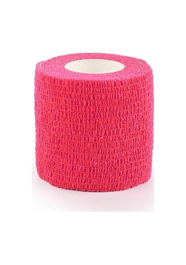 Dedeks Kendinden Yapışkanlı Elastik Coban Bandaj Kırmızı 5 CM