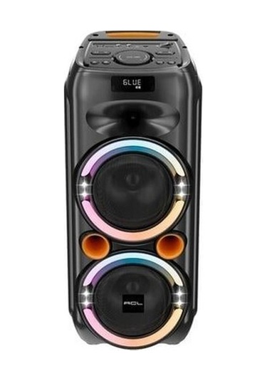 Acs-3 30w Güçlü Mikrofonlu Rgb Hoparlör - 2x6,5 Speaker Yüksek Ses Bluetooth Parti Ve Karaoke