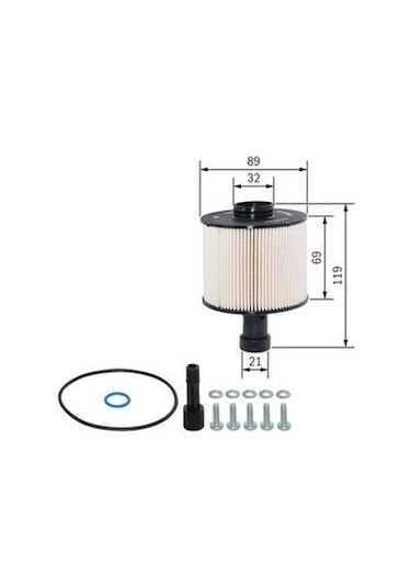 Renault Captur 1.5dci 2013-2021 Bosch Mazot Filtresi N2825