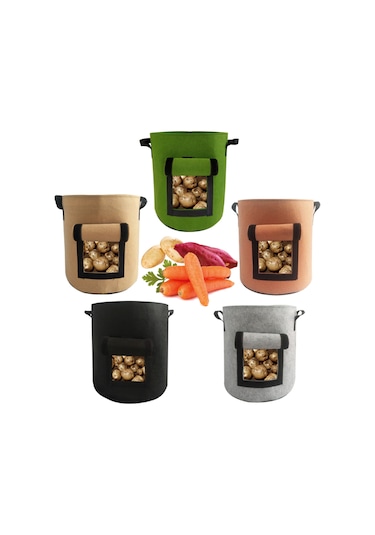 Yifomall Patates Yetiştirme Torbası: Nefes Alabilen, Pencereli Ve Taşınabilir Bahçe Dikim Çantası