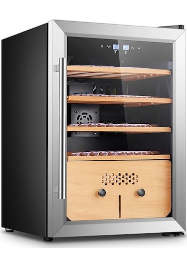 Berfmann Elektronik Humidor Puro Dolabı 382 Puro Kapasitesi
