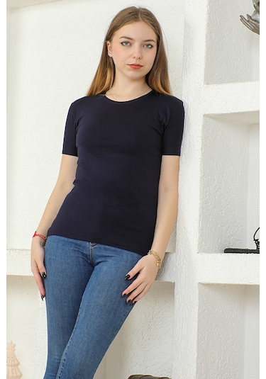 Bestenur Yarım Kol Body 836 - Lacivert
