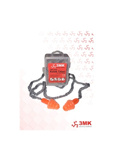 3mk-kt24 Çam Tipi Kordonlu Kulak Tıkacı