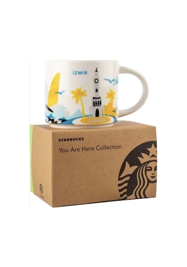 Starbucks Şehir Temalı Kupa Serisi - Izmir 414 Ml Beyaz