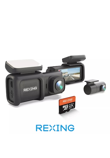 Rexing Dt2 Fhd 1080P WiFi Araç Kamerası + 32 GB Sd Kart