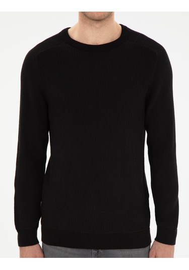 Pierre Cardin Erkek Siyah Kazak /triko 50297117-vr046 Siyah