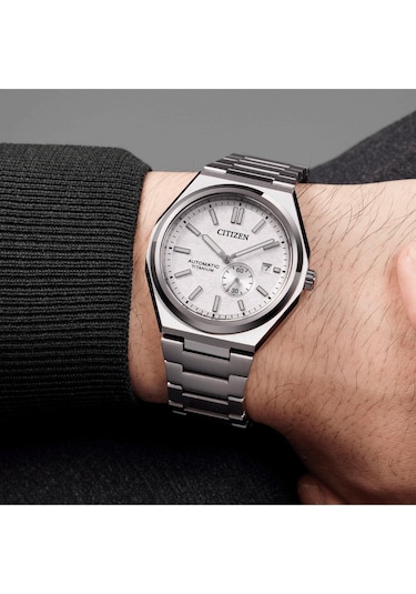 Nj0180-80a Zenshin Super Titanium Small Seconds Erkek Kol Saati Gri