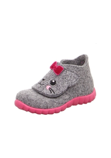 Superfit 8-00295 Çocuk Keçe Panduf Gri