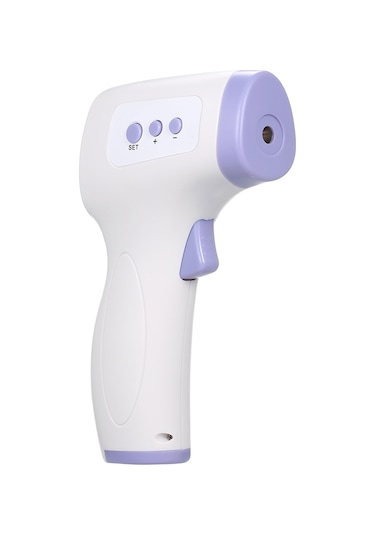 Qingmipy "mor Ir Alın Termometresi - Hassas Sıcaklık Ölçümü, 3 Renk Ekran, 0.2 Doğruluk"