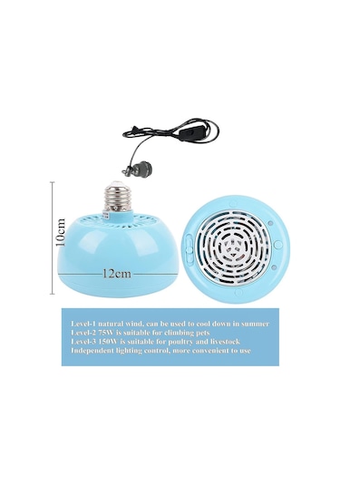 Tavuk Kümesi İçin Asılı Isıtma Lambası, Kuluçkahane İçin Doğrudan Isıtma Lambası, Dış Mekan Kafesleri İçin Isıtıcı, Evcil Hayvan Mağazaları İçin Elektrikli Isıtıcılar-fa-