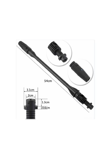 Ximistore9 Karcher K2-k7 Uygun Yüksek Basınçlı Araba Yıkama Şişesi, Ayarlanabilir Fana Sprey, Yüksek Basınçlı Fıçı Ucu