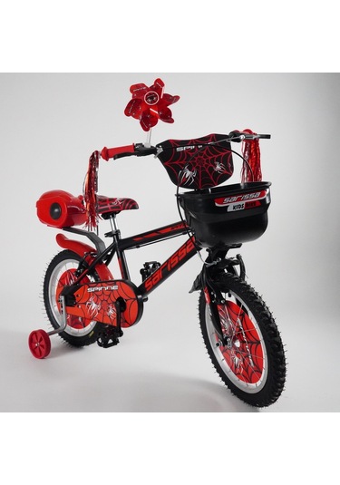Sarissa Çocuk Bisikleti Elcik Püskül 1. Kalite Bisiklet Süsü Kırmızı Beyaz Kırmızı