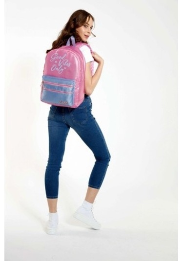 Kaukko Sparklesırt Çantası Duble Pembe Krn-k1567