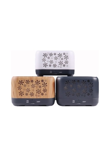 Dancemonkey Masaüstü 3d Alev Tütsü Füme Makinesi Nemlendirici, Renk: Gri Abd Tak