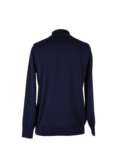 Trender Yarım Fermuarlı Lacivert Erkek Kazak Alp01 Lacivert