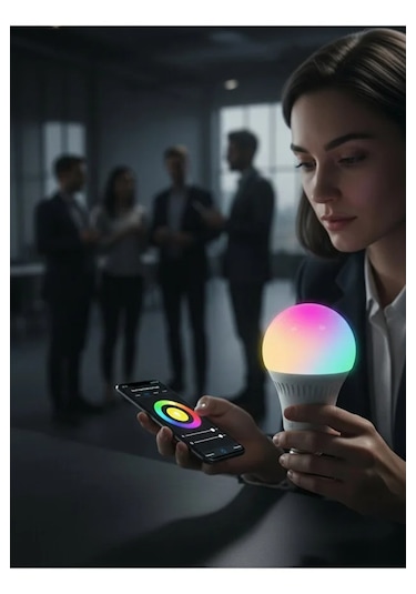 Akıllı Rgb+cct Led Ampul L Wıfı Özelliği L 9w A+ Enerji Tasarruflu Lamba Ev Dekor 1